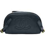 シャネル CHANEL CCフィリグリーリュック A57090 25番台 ネイビー ゴールド金具 キャビアスキン レディース リュック・デイパック