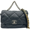 シャネル CHANEL CHANEL19 ラージバッグ AS1161 ブラックゴールド金具/シルバー金具 ラムスキン レディース ショルダーバッグ
