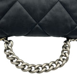 シャネル CHANEL CHANEL19 ラージバッグ AS1161 ブラックゴールド金具/シルバー金具 ラムスキン レディース ショルダーバッグ