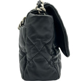 シャネル CHANEL CHANEL19 ラージバッグ AS1161 ブラックゴールド金具/シルバー金具 ラムスキン レディース ショルダーバッグ