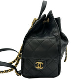 シャネル CHANEL CHANEL25 バッグパック ミディアム AS5600 ブラック キャビアスキン レディース リュック・デイパック
