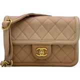 シャネル CHANEL ウエストバッグ 27番台 ピンクベージュグラデーション ゴールド金具 キャビアスキン レディース ウエストバッグ