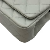 シャネル CHANEL トップハンドルミニフラップバッグ ミントグリーン ゴールド金具 キャビアスキン レディース ショルダーバッグ