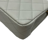 シャネル CHANEL トップハンドルミニフラップバッグ ミントグリーン ゴールド金具 キャビアスキン レディース ショルダーバッグ