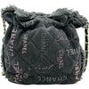 シャネル CHANEL マトラッセスモール バケットバッグ AS3091 ブラック ゴールド金具 デニム レディース ショルダーバッグ