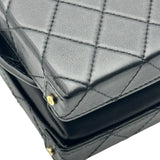 シャネル CHANEL ココマークヴァニティショルダーバッグ AS3345 ブラック ゴールド金具 カーフスキン レディース ショルダーバッグ