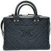 シャネル CHANEL ココマークヴァニティショルダーバッグ AS3345 ブラック ゴールド金具 カーフスキン レディース ショルダーバッグ