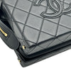 シャネル CHANEL ココマークヴァニティショルダーバッグ AS3345 ブラック ゴールド金具 カーフスキン レディース ショルダーバッグ