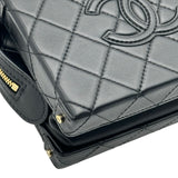 シャネル CHANEL ココマークヴァニティショルダーバッグ AS3345 ブラック ゴールド金具 カーフスキン レディース ショルダーバッグ