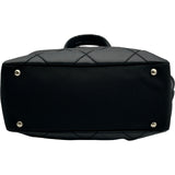 シャネル CHANEL パリビアリッツトートPM A34208 12番台 ブラック シルバー金具 PVC レディース ハンドバッグ