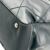 シャネル CHANEL パリビアリッツトートPM A34208 12番台 ブラック シルバー金具 PVC レディース ハンドバッグ