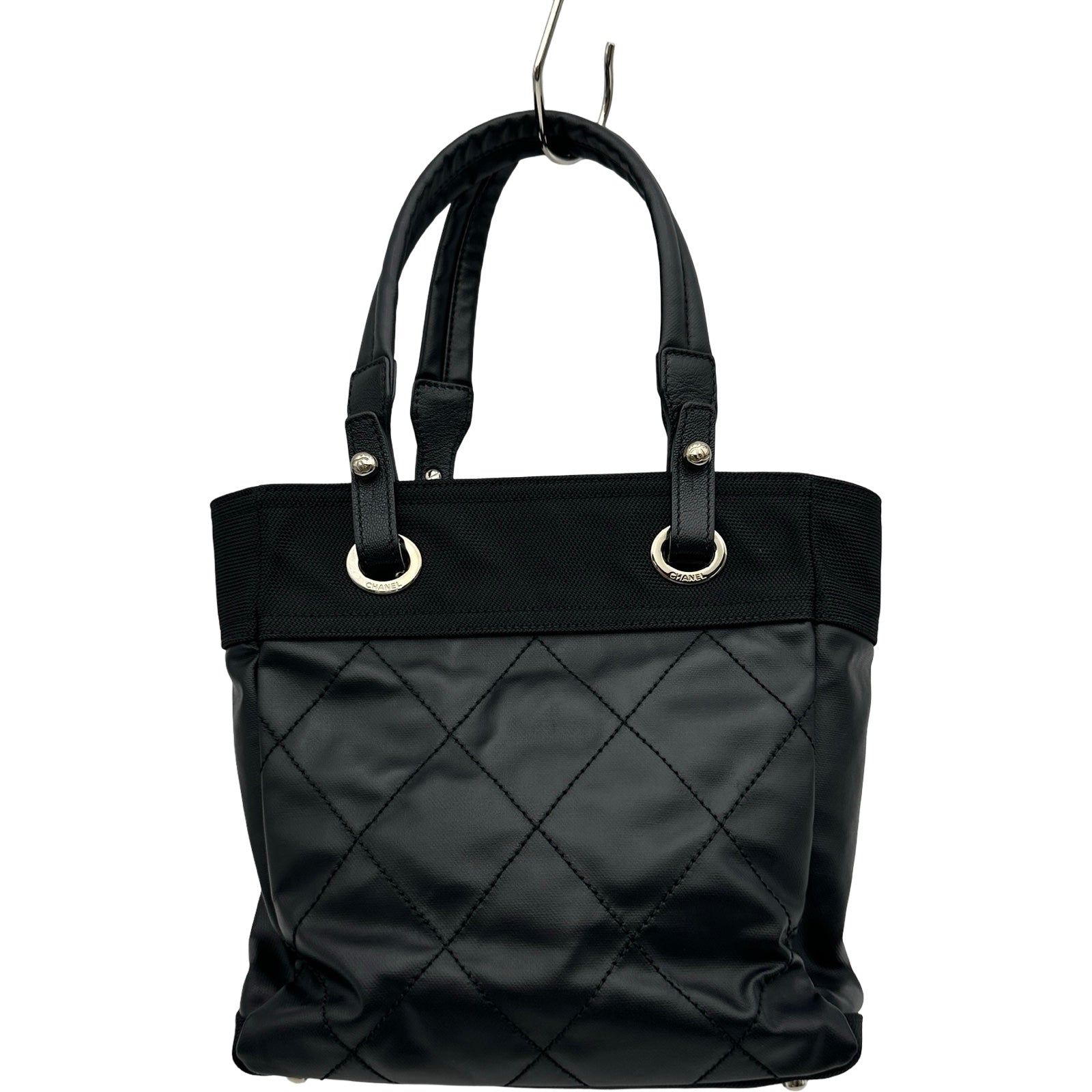 ◼️CHANEL◼️パリビアリッツPM 黒バッグ◼️難アリ◼️ シャネル CHANEL パリビアリッツトートPM A34208 12番台 ブラック