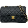 シャネル CHANEL マトラッセ23 A01113 27番台 ブラック ゴールド金具 キャビアスキン レディース ショルダーバッグ