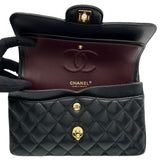 シャネル CHANEL マトラッセ23 A01113 ブラック ゴールド金具 キャビアスキン レディース ショルダーバッグ