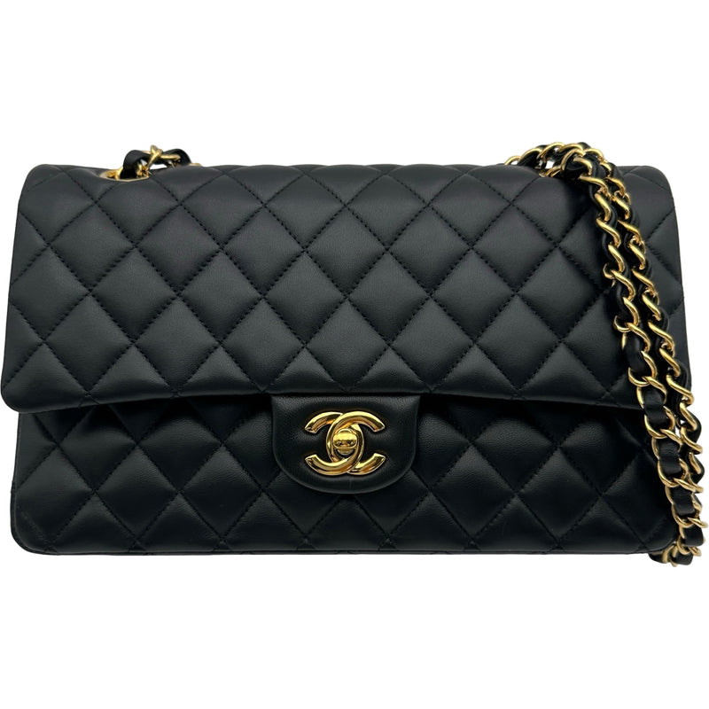 シャネル CHANEL マトラッセ25 A01112 ブラック ゴールド金具