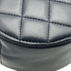 シャネル CHANEL マトラッセ アイコンミニショルダー 30番台 ネイビー ゴールド金具 ラムスキン レディース ショルダーバッグ
