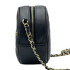 シャネル CHANEL マトラッセ アイコンミニショルダー 30番台 ネイビー ゴールド金具 ラムスキン レディース ショルダーバッグ
