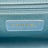 シャネル CHANEL ビジネスアフィニティ スモールバッグ A93749 29番台 ライトブルー ゴールド金具 キャビアスキン レディース ショルダーバッグ
