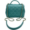 シャネル CHANEL ビジネスアフィニティ スモールバッグ A93749 29番台 ライトブルー ゴールド金具 キャビアスキン レディース ショルダーバッグ