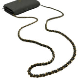 シャネル CHANEL マトラッセチェーンウォレット AP0250 グレー ゴールド金具 キャビアスキン レディース ショルダーバッグ