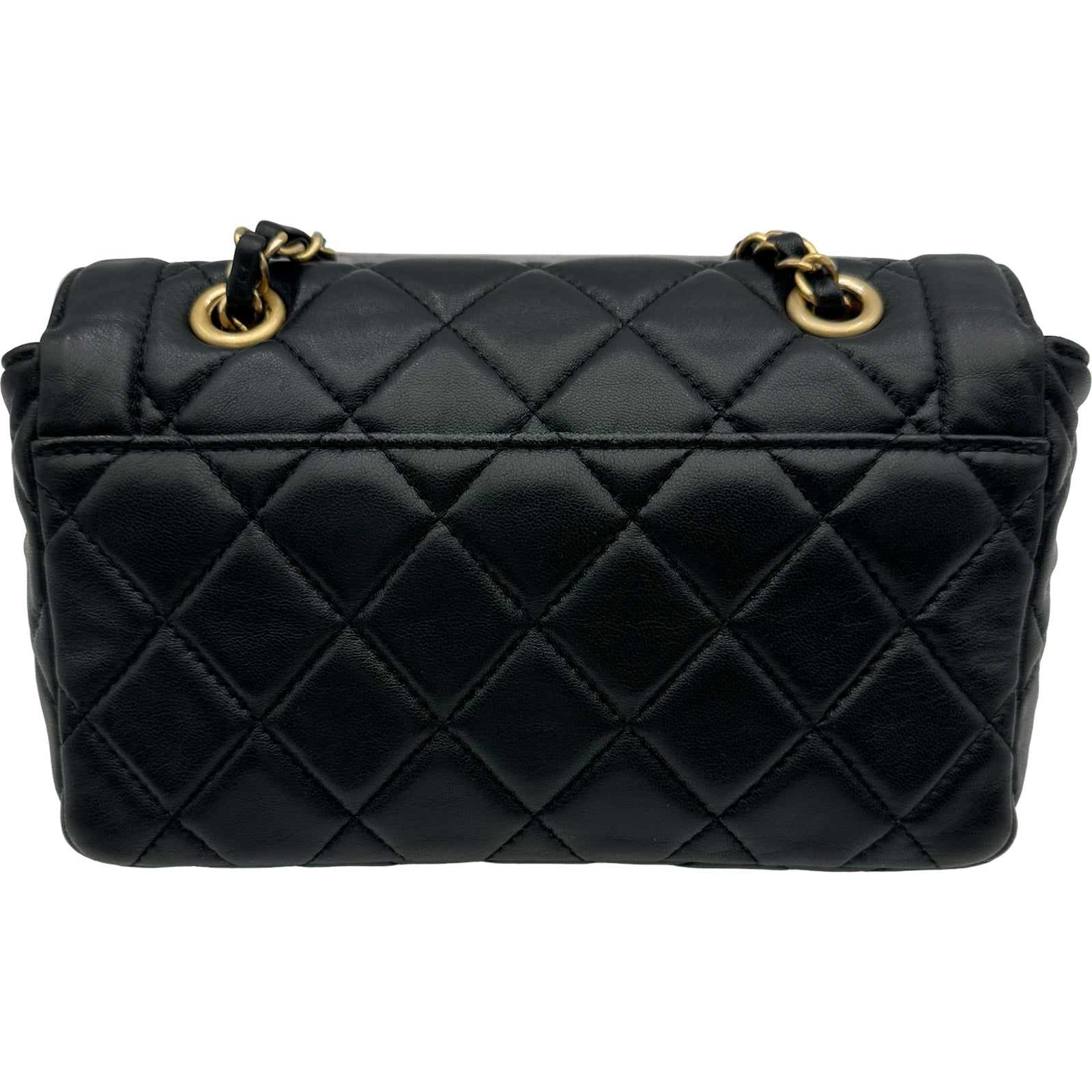 シャネル CHANEL マトラッセミニフラップバッグ AS5258 ブラック