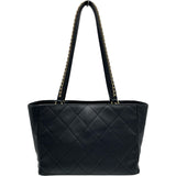 シャネル CHANEL マトラッセチェーントートバッグ AS3537 ブラック ゴールド金具 カーフスキン レディース トートバッグ