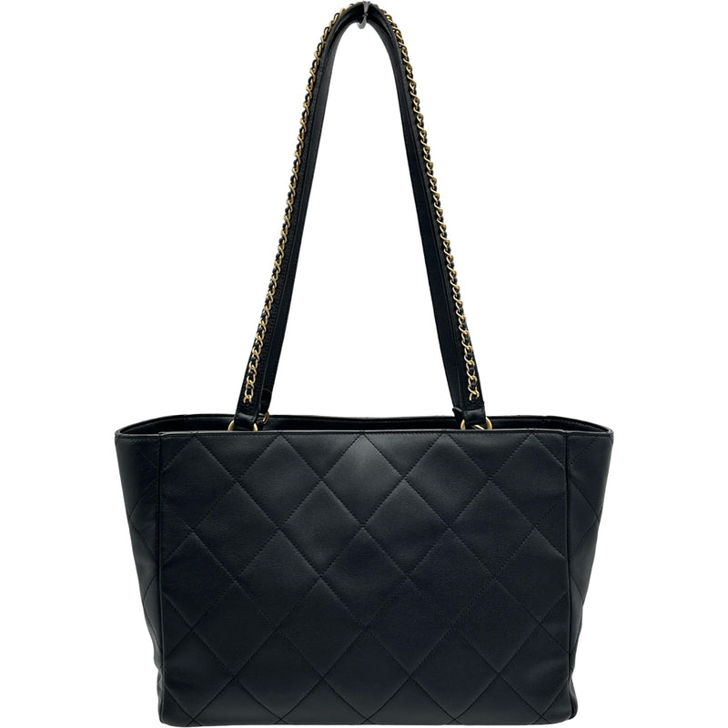 シャネル CHANEL マトラッセチェーントートバッグ AS3537 ブラック