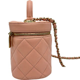 シャネル CHANEL トレンディCCヴァニティバッグ AS1626 29番台 ピンク ゴールド金具 カーフスキン レディース ショルダーバッグ