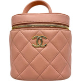 シャネル CHANEL トレンディCCヴァニティバッグ AS1626 29番台 ピンク ゴールド金具 カーフスキン レディース ショルダーバッグ