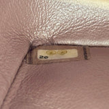 シャネル CHANEL ミニマトラッセ A35200 20番台 シャンパンピンク ゴールド金具 ラムスキン レディース ショルダーバッグ