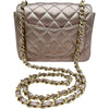 シャネル CHANEL ミニマトラッセ A35200 20番台 シャンパンピンク ゴールド金具 ラムスキン レディース ショルダーバッグ
