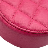 シャネル CHANEL ラウンドマトラッセチェーン AP0245 29番台 ピンク ゴールド金具 キャビアスキン レディース ショルダーバッグ