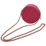 シャネル CHANEL ラウンドマトラッセチェーン AP0245 29番台 ピンク ゴールド金具 キャビアスキン レディース ショルダーバッグ
