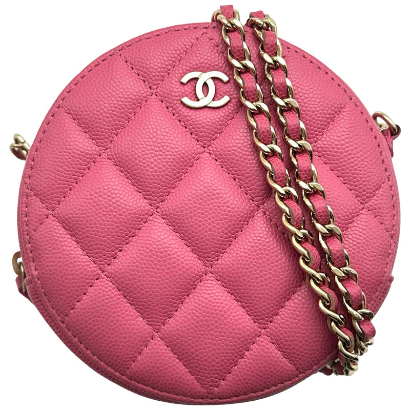 シャネル CHANEL ラウンドマトラッセチェーン AP0245 29番台 ピンク