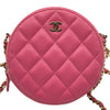 シャネル CHANEL ラウンドマトラッセチェーン AP0245 29番台 ピンク ゴールド金具 キャビアスキン レディース ショルダーバッグ