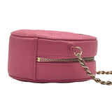 シャネル CHANEL ラウンドマトラッセチェーン AP0245 29番台 ピンク ゴールド金具 キャビアスキン レディース ショルダーバッグ