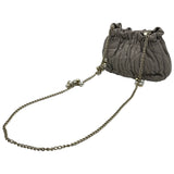 クリスチャン・ディオール Christian Dior カナージュバケットバッグ グレージュ レザー レディース ショルダーバッグ