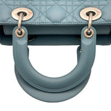 クリスチャン・ディオール Christian Dior レディディオール MY ABCDior バッグ スモール M0538PCAL ブルー シルバー金具 カナージュラムスキン レディース ショルダーバッグ