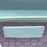 クリスチャン・ディオール Christian Dior レディディオール MY ABCDior バッグ スモール M0538PCAL ブルー シルバー金具 カナージュラムスキン レディース ショルダーバッグ