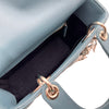 クリスチャン・ディオール Christian Dior レディディオール MY ABCDior バッグ スモール M0538PCAL ブルー シルバー金具 カナージュラムスキン レディース ショルダーバッグ
