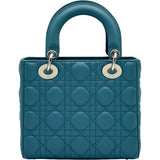 クリスチャン・ディオール Christian Dior レディディオール MY ABCDior バッグ スモール M0538PCAL ブルー シルバー金具 カナージュラムスキン レディース ショルダーバッグ