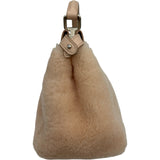 フェンディ FENDI ピーカブーミニ 8BN244 ピンクベージュ ファー レディース ハンドバッグ