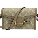 グッチ GUCCI ホースビット 1955 ショルダー 699296 ベージュ GGスプリーム レディース ショルダーバッグ