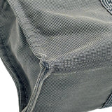 エルメス HERMES エールライントートMM グレー シルバー金具 トワル ユニセックス トートバッグ
