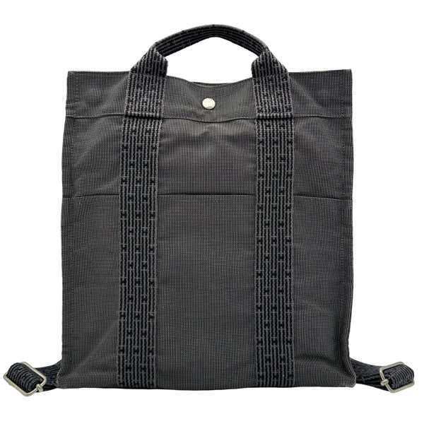 エルメス HERMES エールラインアド MM グレー トワル レディース