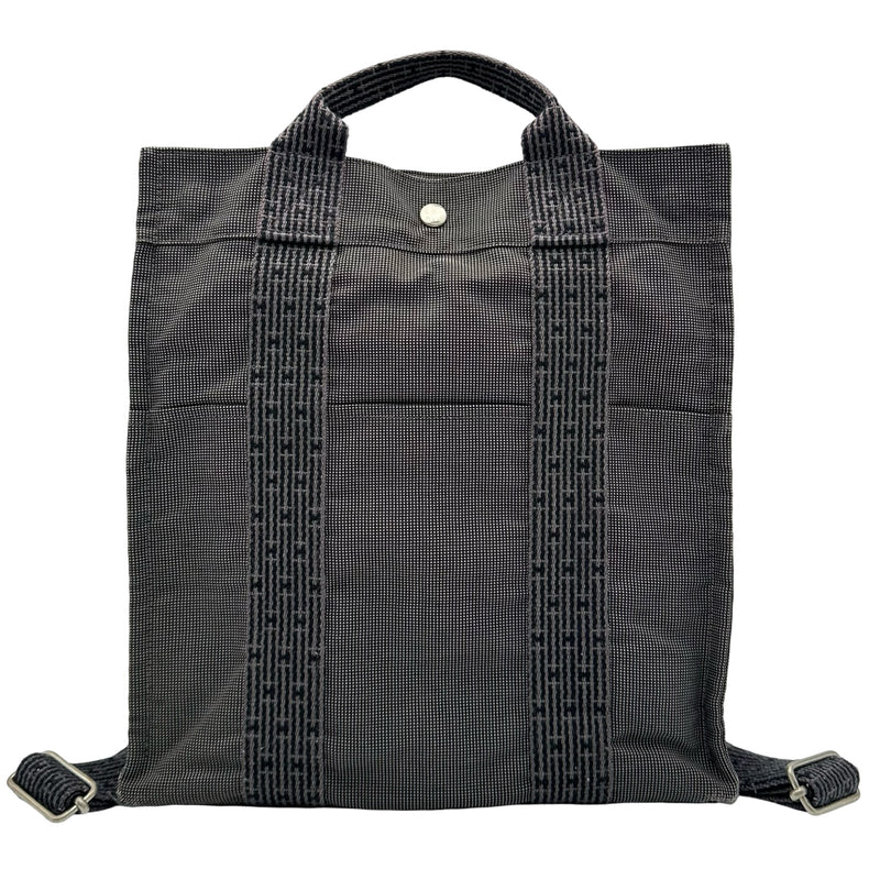 【美品✨】エルメス エールライン アド リュック バックパック グレー エルメス HERMES エールラインアド MM グレー トワル レディース