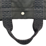 エルメス HERMES エールライントートMM グレー シルバー金具 トワル レディース トートバッグ