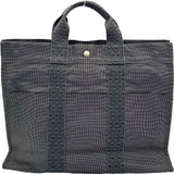 エルメス HERMES エールライントートMM グレー シルバー金具 トワル ユニセックス トートバッグ