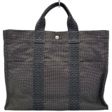 エルメス HERMES エールライントートMM グレー トワル ユニセックス トートバッグ