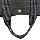 エルメス HERMES エールライントートMM グレー シルバー金具 トワル レディース トートバッグ